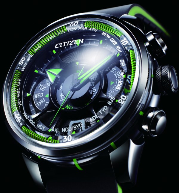 Citizen Satellite Eco-Drive Watch: Gets Time From Space