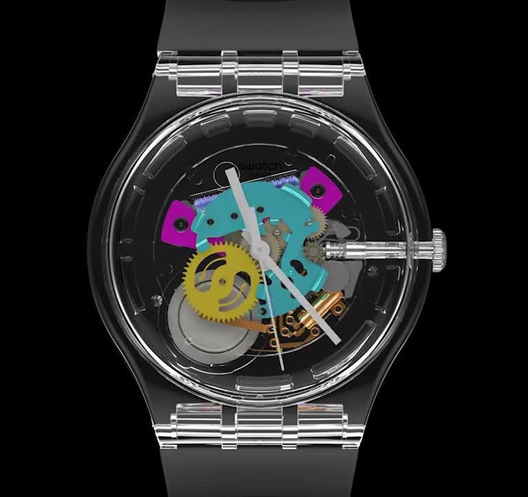 Swatch Random Ghost SUOK111 Watch Has 15,120 Possible Dials | aBlogtoWatch