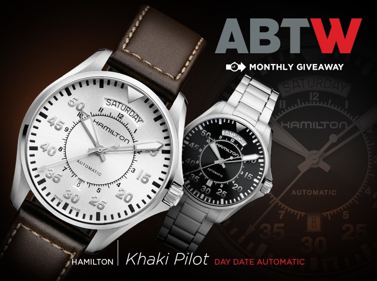 LAST CHANCE: Hamilton Khaki Pilot Day Date Watch Giveaway Giveaways 