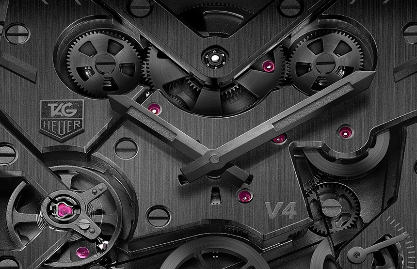 TAG Heuer Monaco V4 Phantom Watch In Carbon Matrix Composite Watch Releases 