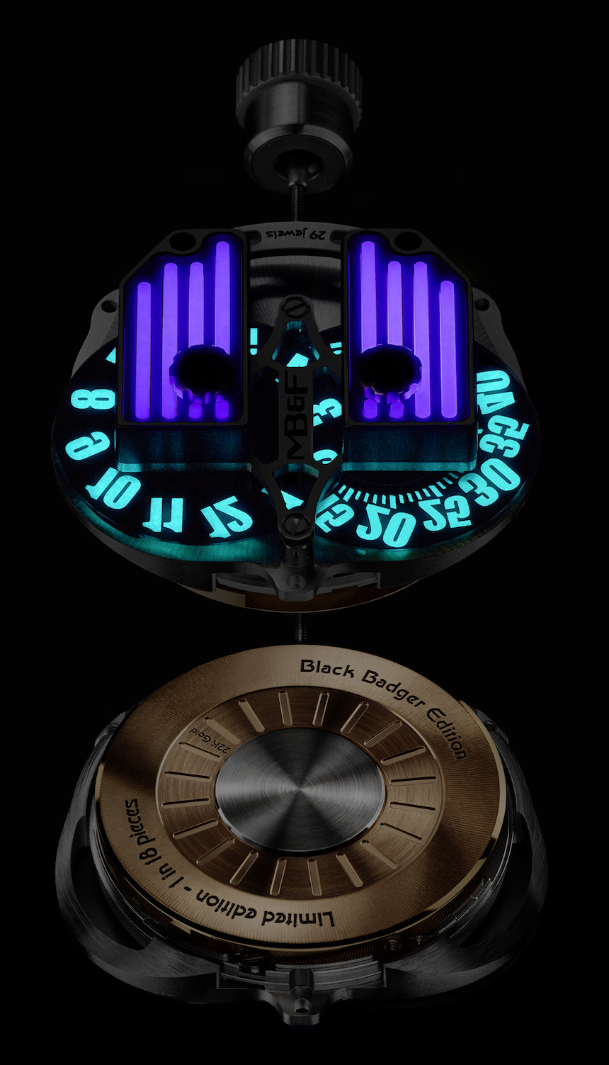 MB&F HMX Watch & StarFleet Machine Black Badger Limited Editions Watch Releases 