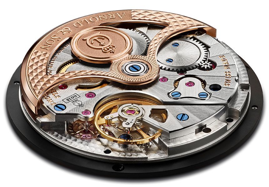 Updated Arnold & Son Golden Wheel Watch With Wandering Hours Watch Releases 