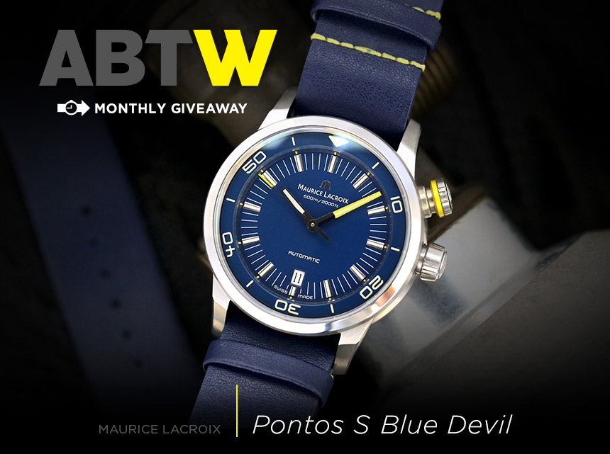 LAST CHANCE: Maurice Lacroix Pontos S Diver ‘Blue Devil’ Limited Edition Watch Giveaway Giveaways 