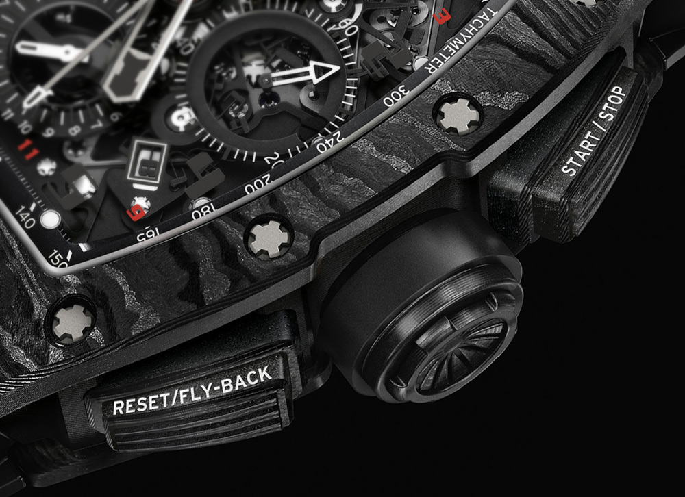 Richard Mille RM 11-02 Automatic Flyblack Chronograph Dual Time Zone Jet Black Limited Edition Watch Watch Releases 