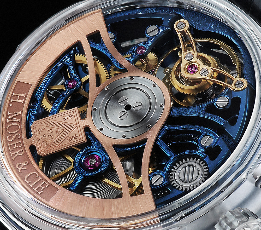 H. Moser & Cie. Venturer Tourbillon Dual Time Sapphire Blue Skeleton Watch Watch Releases 