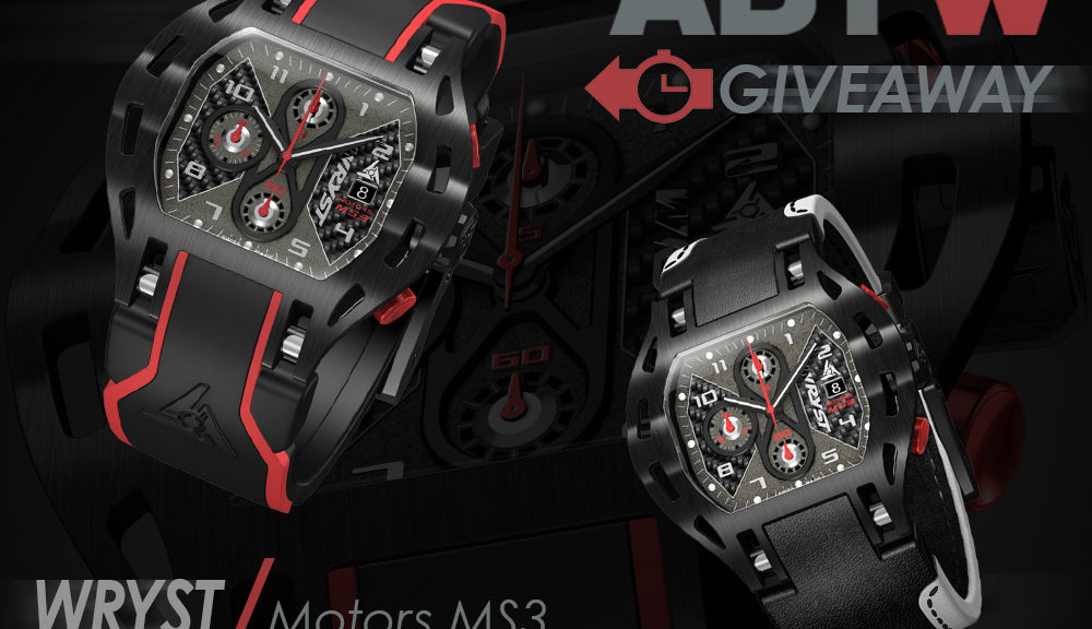 LAST CHANCE: Wryst Motors MS3 Carbon Fiber Watch Giveaway