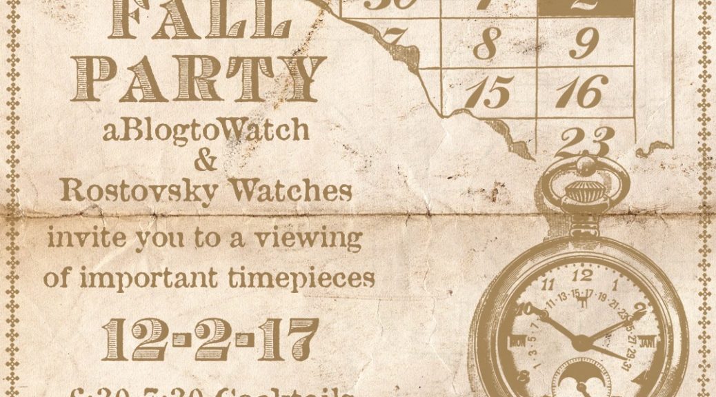 Los Angeles Invitation: aBlogtoWatch Party At Made Worn On December 2, 2017