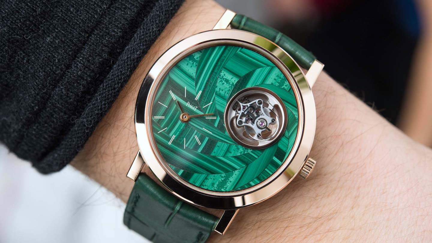 Piaget Altiplano Flying Tourbillon Stone Marquetry Dial Hands-On