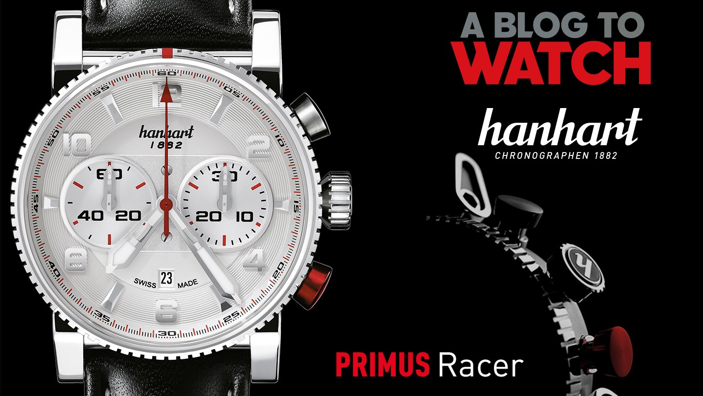 LAST CHANCE: Hanhart PRIMUS Racer Silver Steel Automatic Chronograph Watch Giveaway