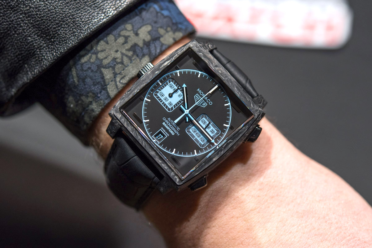 TAG Heuer Monaco Chronograph Forged Carbon Bamford Edition Hands-On
