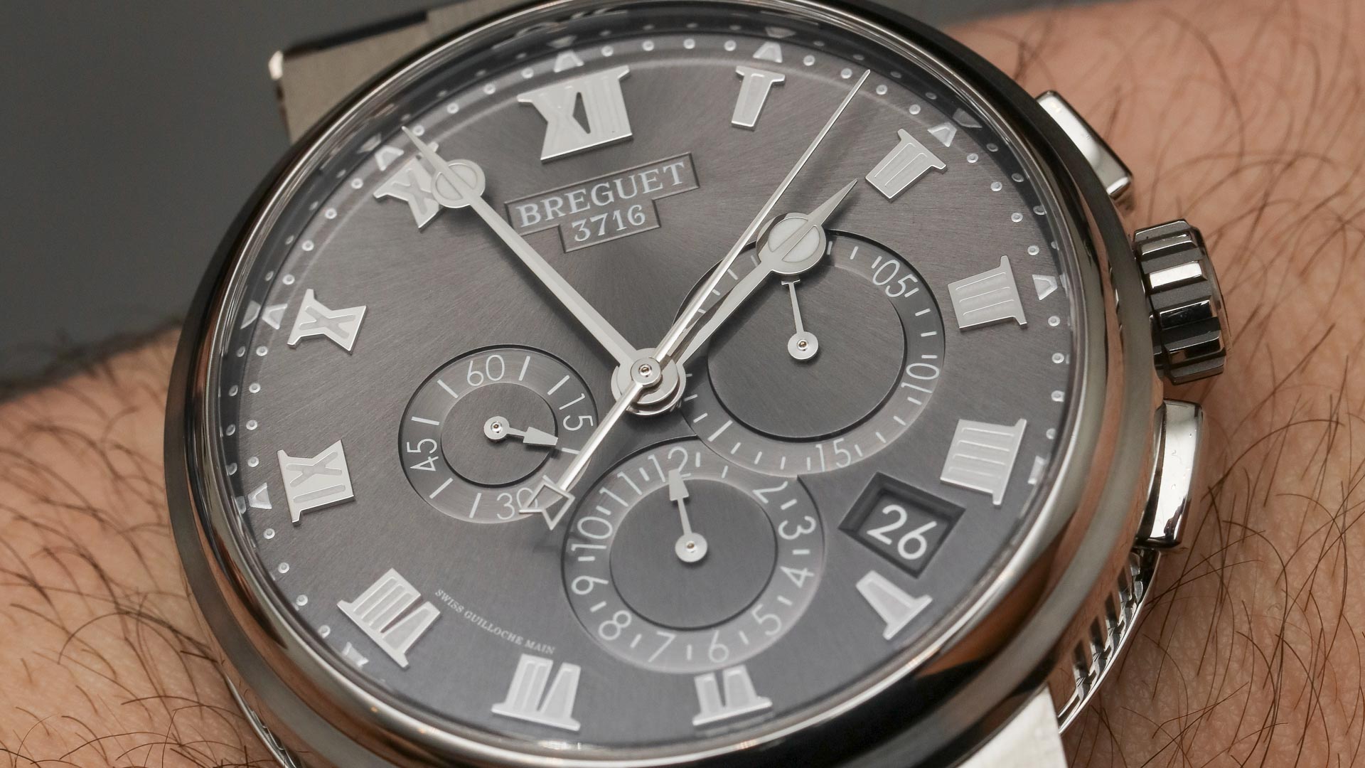 Breguet Marine Chronograph 5527 Titanium Watch Hands-On