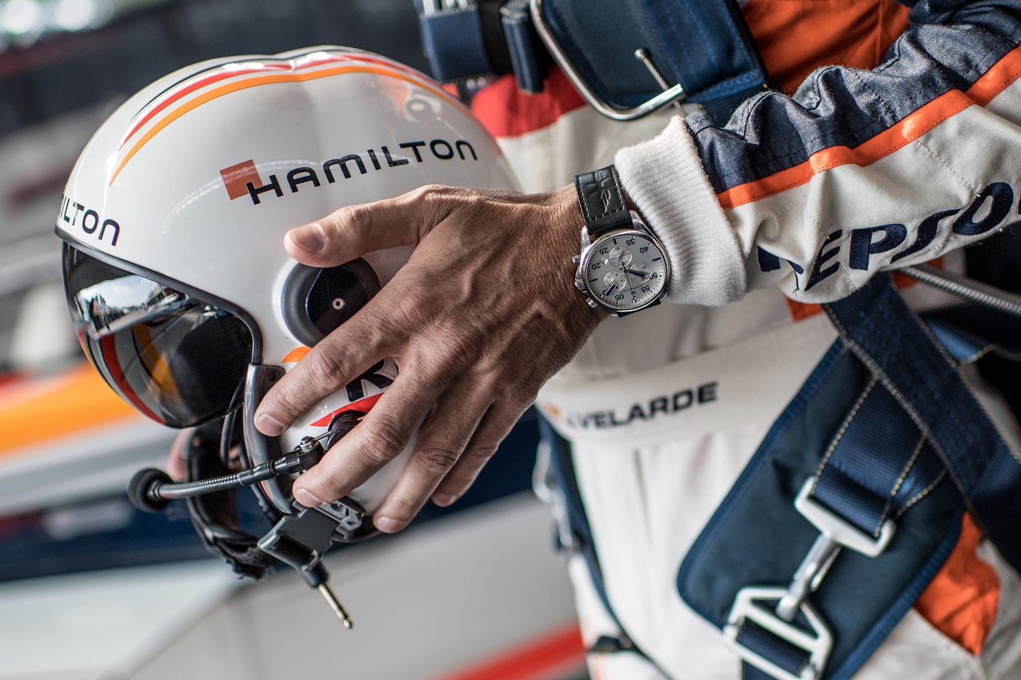 Hamilton Serves As Official Timekeeper At Red Bull Air Race World Championship 2018