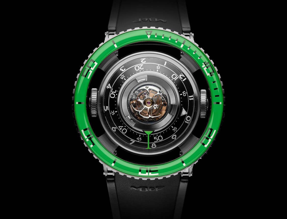 MB&F HM7 Aquapod Titanium Green Watch