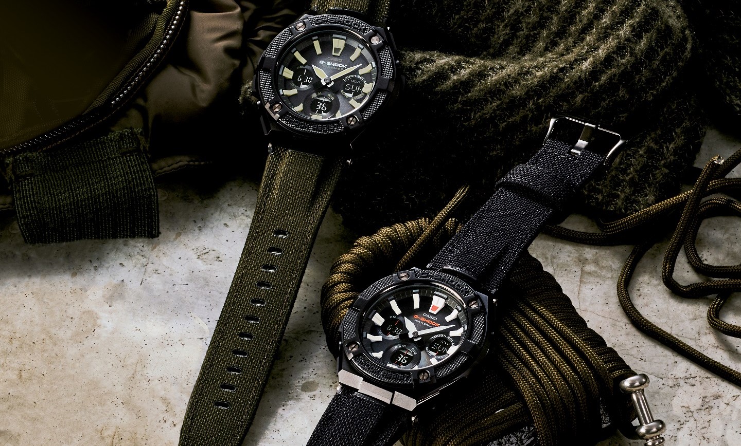 Casio G-Shock GSTS130BC-1A & GSTS130BC-1A3 G-Steel ‘Street Utility’ Collection Watches