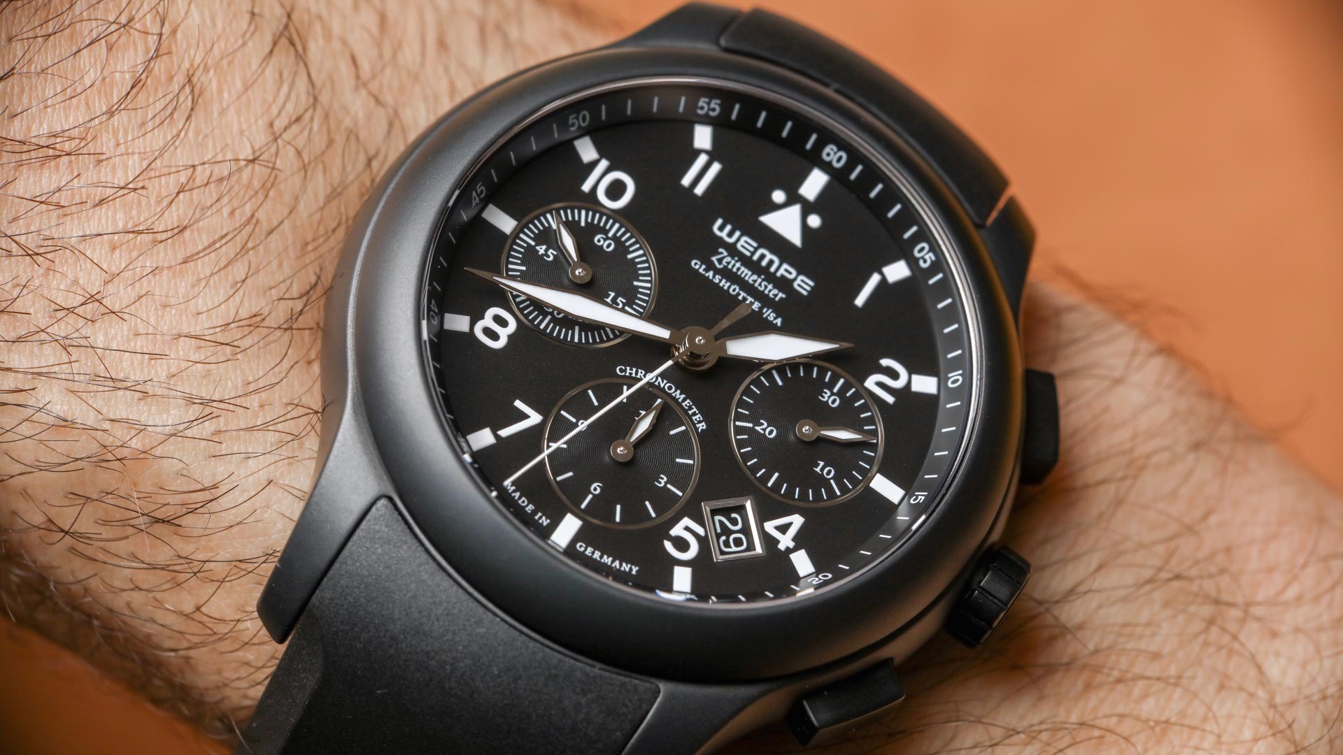 Wempe Zeitmeister Aviator Ceramic Chronograph Watch Review