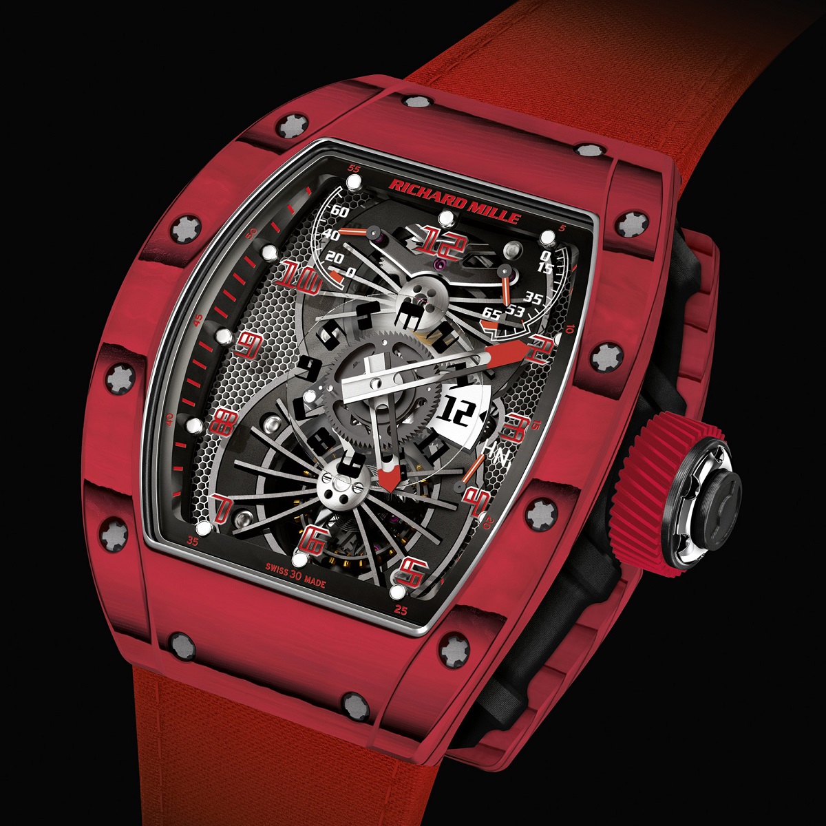 Richard Mille RM 022 Tourbillon Aerodyne Dual Time ‘Red-White-Blue’ Limited Edition Watches