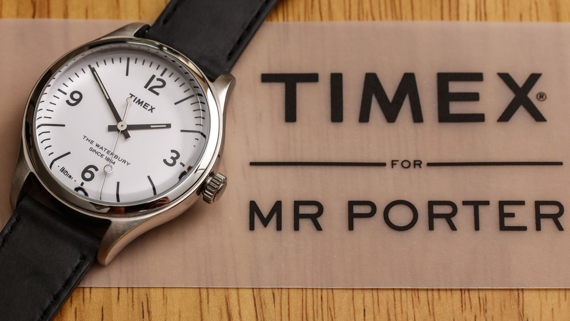 Timex For Mr. Porter Waterbury 792915 Watch Hands-On