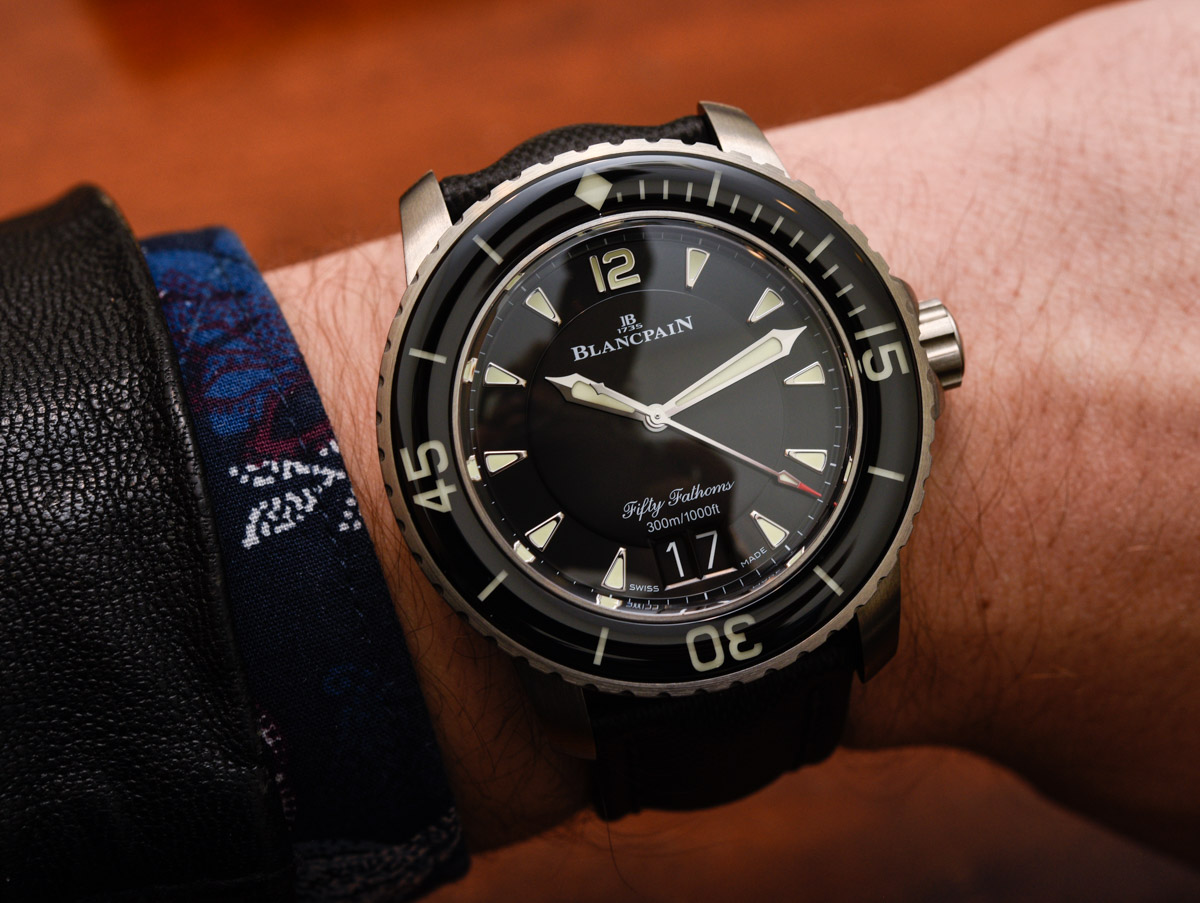 Blancpain Fifty Fathoms Grande Date 5050 Watch Hands-On