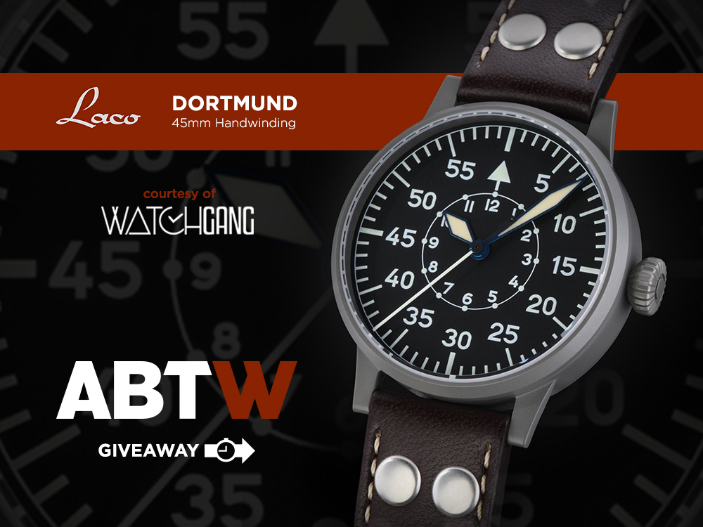 Winner Announced: Laco Dortmund Pilot Watch Giveaway