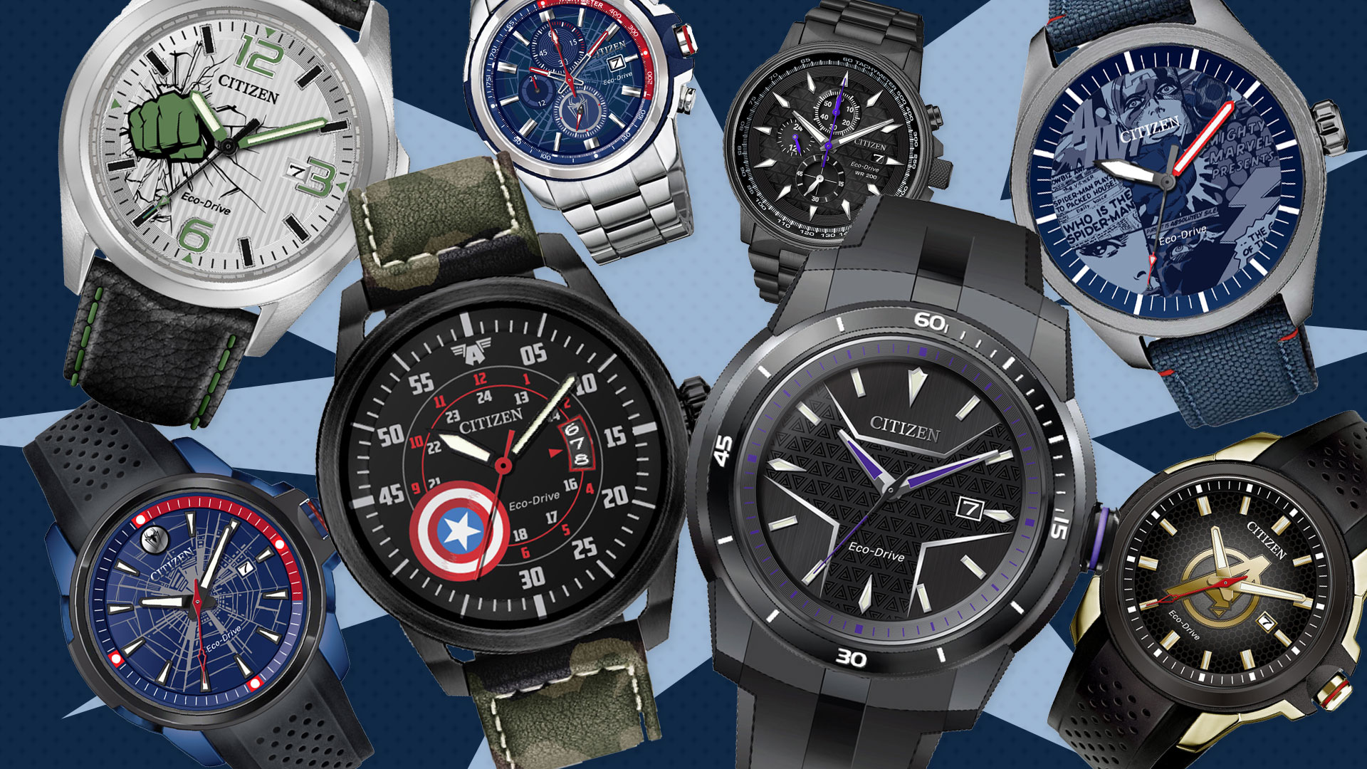 Citizen Eco-Drive Marvel Avengers Watches For Comic Con