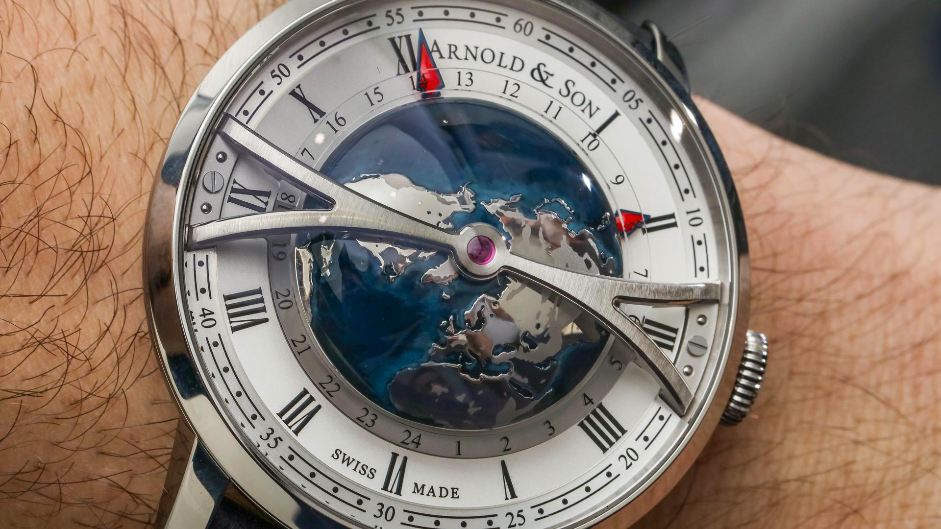 Arnold & Son Globetrotter Worldtimer Watch Hands-On