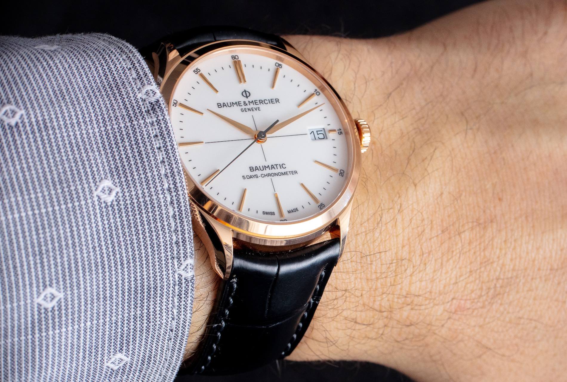 Baume & Mercier Clifton Baumatic Red Gold Watch For 2019 Hands-On