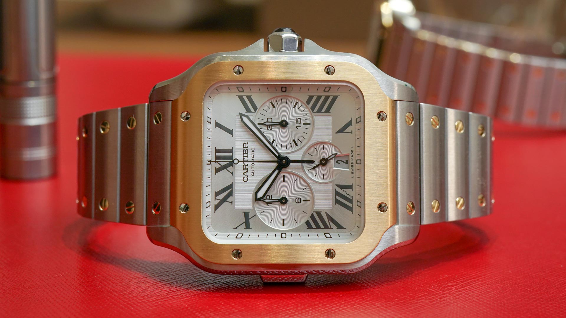 Cartier Santos Chronograph Watch New For 2019 Hands-On