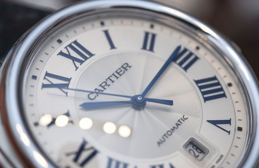 do all cartier watches have blue hands