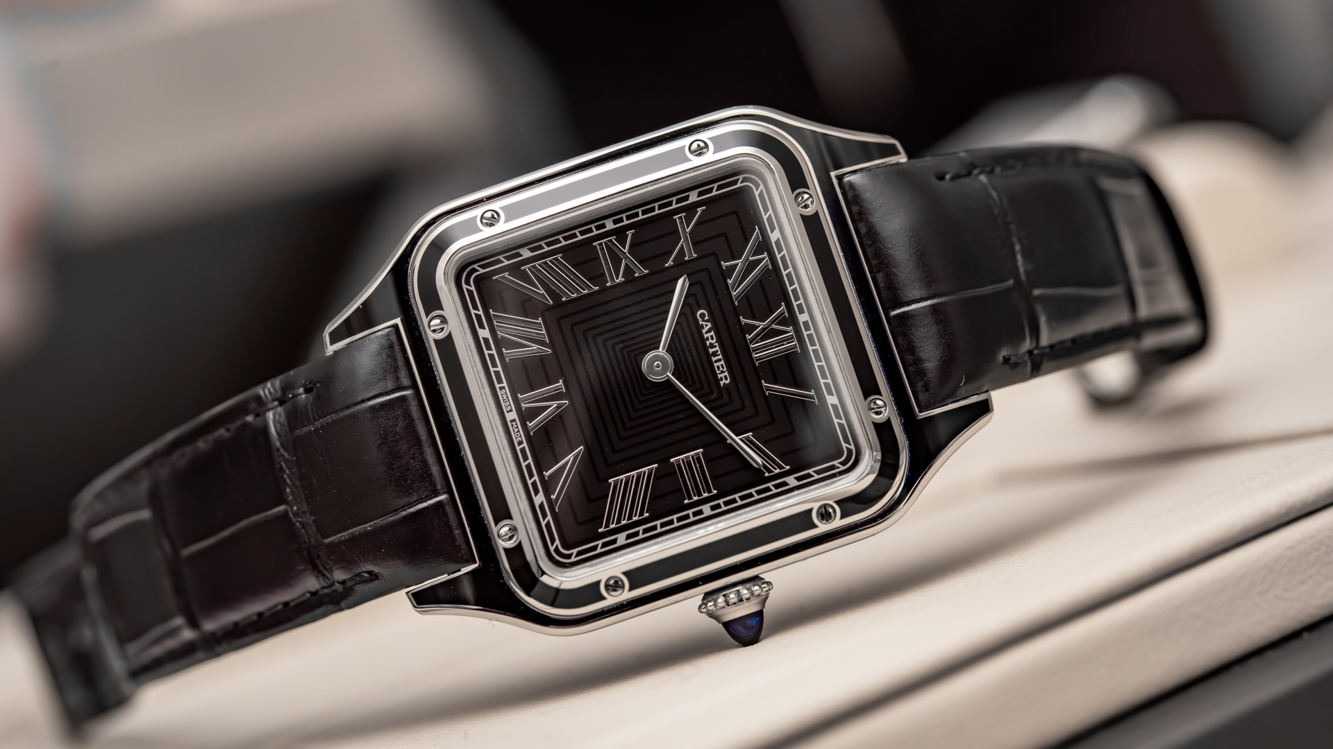 Hands On Cartier Santos Dumont Watches With New Lacquer Bezel Ablogtowatch