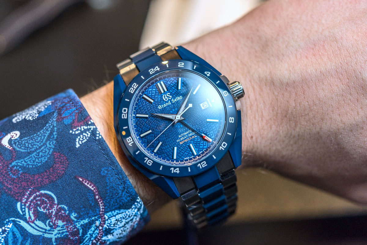 Grand Seiko Blue Ceramic Hi-Beat GMT 'Special' Limited Edition SBGJ229-A  Hands-On | Page 2 of 2 | aBlogtoWatch