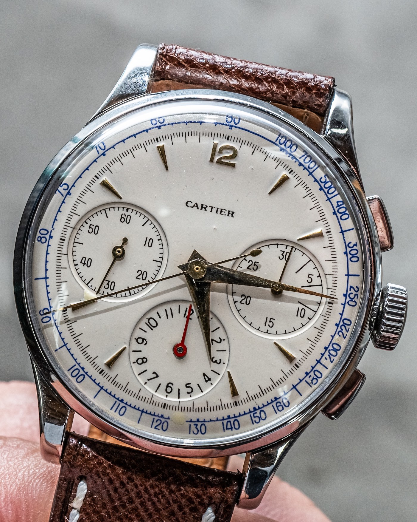 vintage cartier chronograph