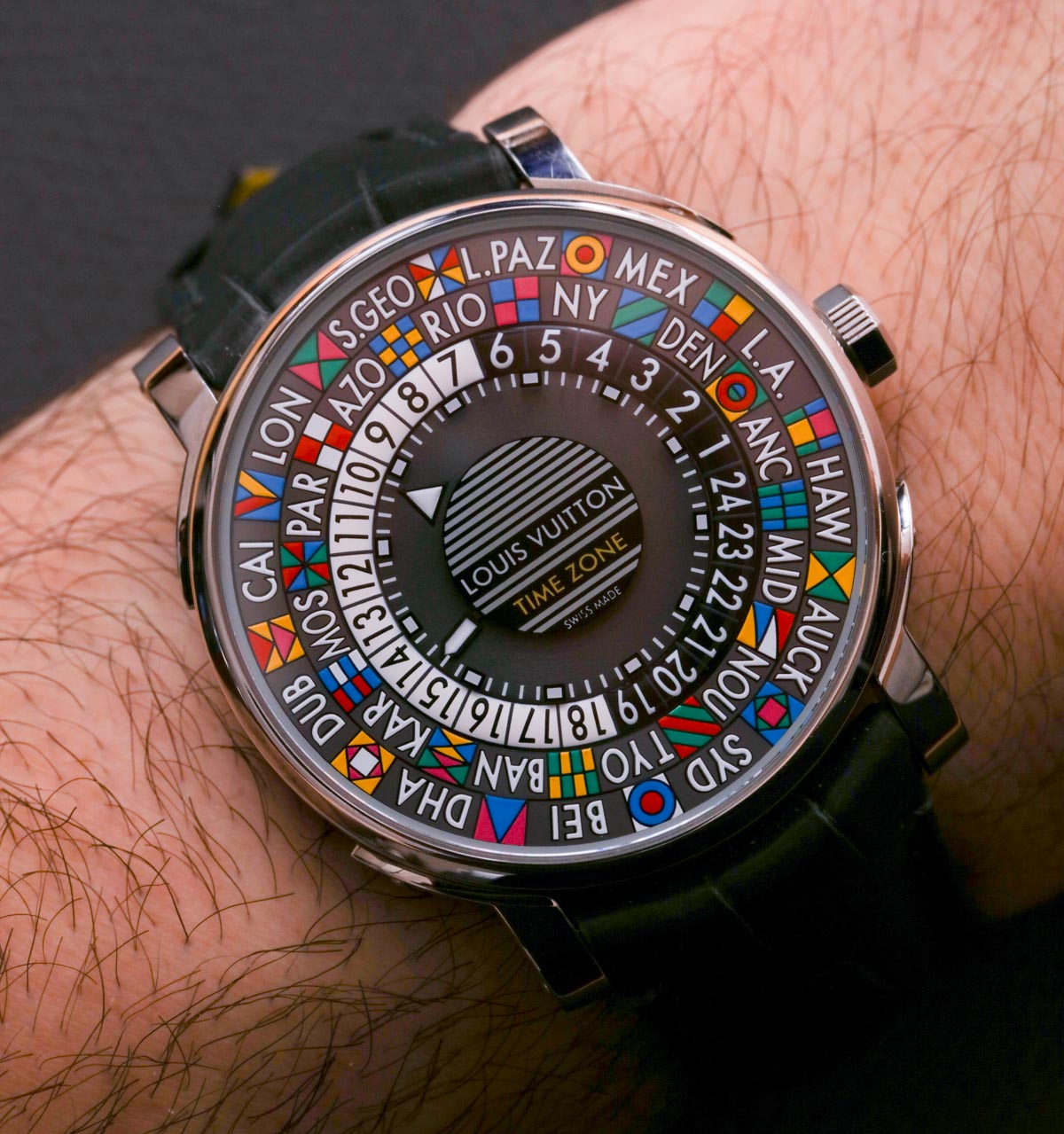 Louis Vuitton 'time zone' watch appeals to world travelers