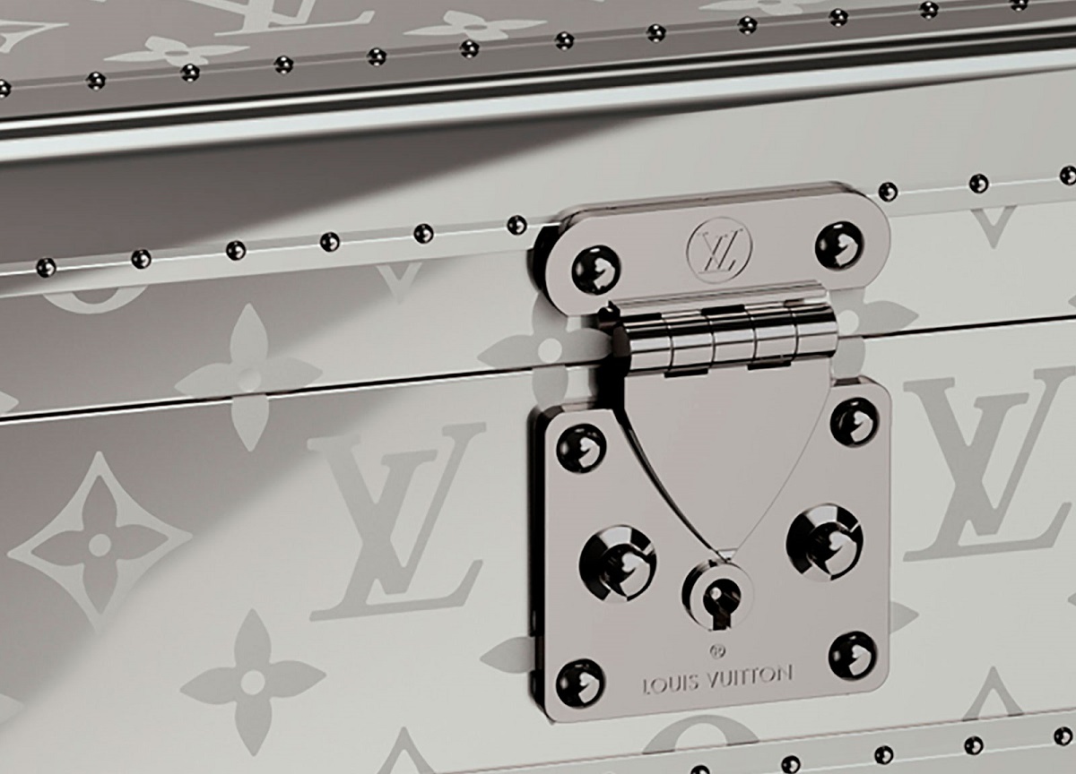 Louis Vuitton's Monogram Watch Trunk is now in Titanium and Ruthenium