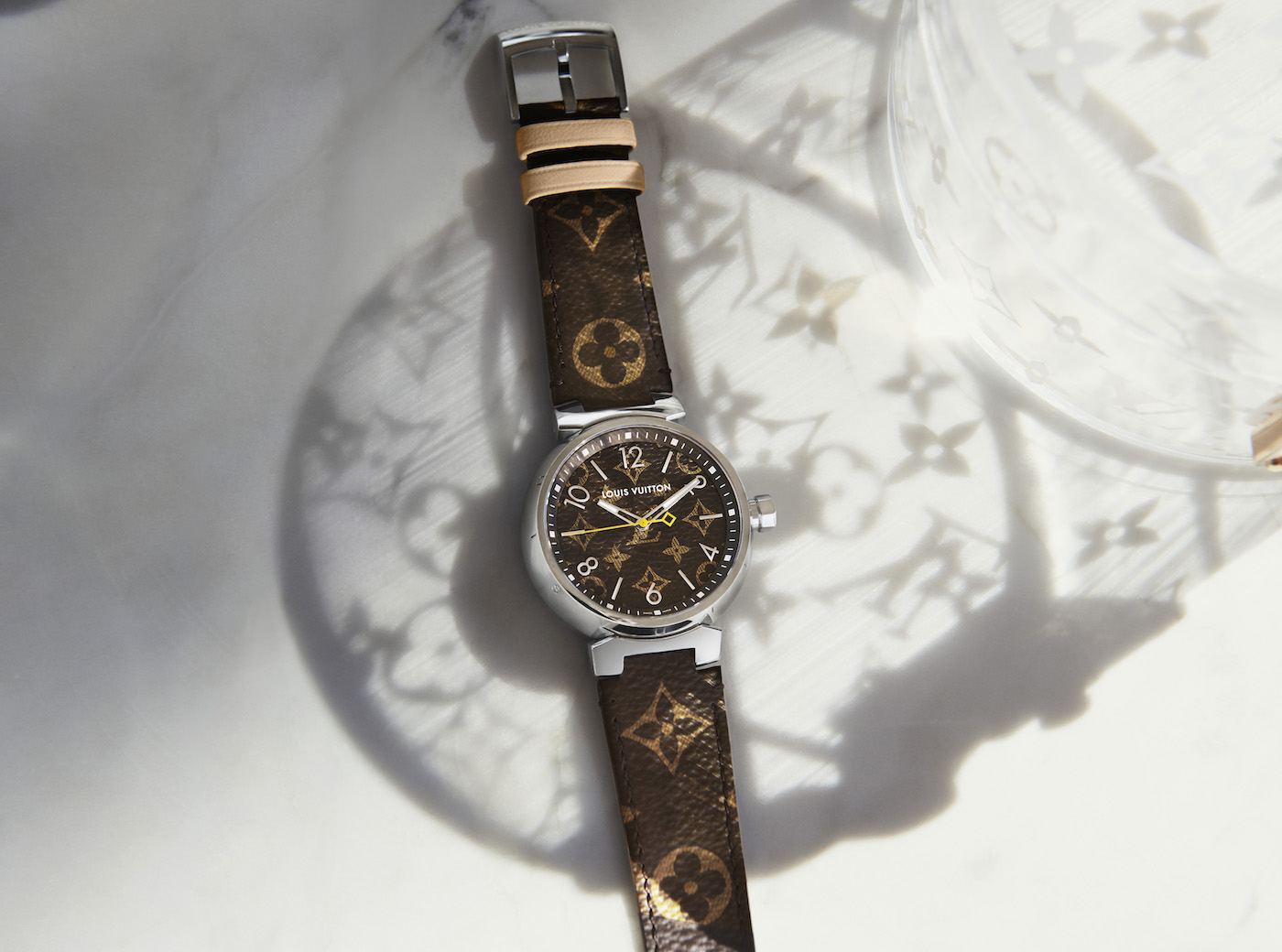 Tambour Monogram, Quartz, 34mm, Steel & Rose Gold - Watches - Traditional  Watches