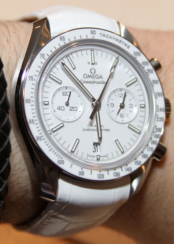 omega watch white