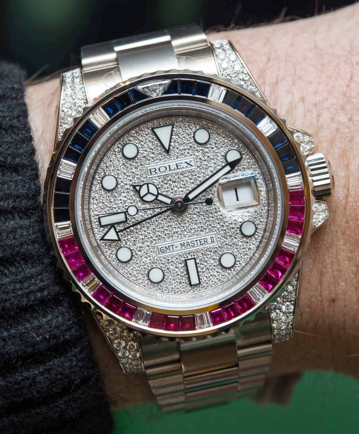 Rolex GMT-Master II 116759SARU Factory Gem-Set Watch Hands-On 