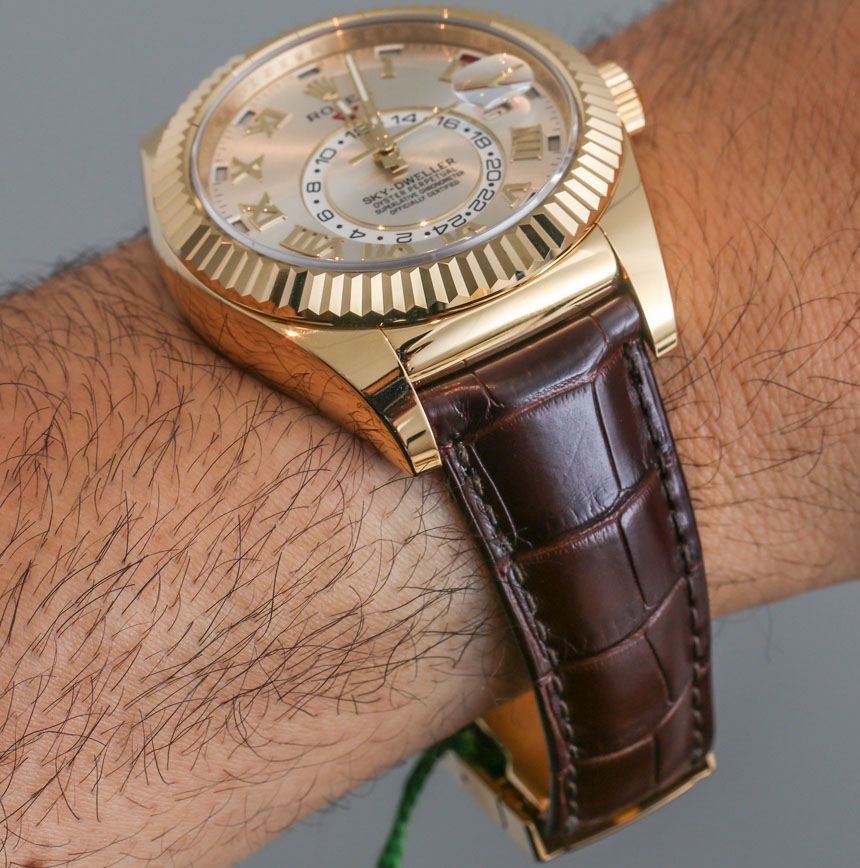 Rolex Sky-Dweller Watch: New Gold 
