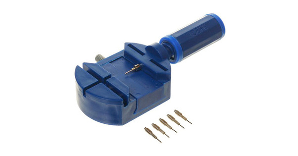 Watchband Link remover Tool with a Spring-loaded Base