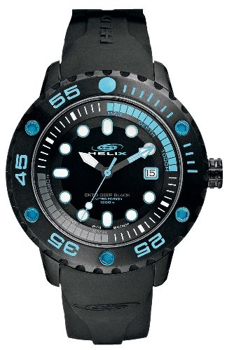 Helix Okto Deep Black Diving Watch on eBay