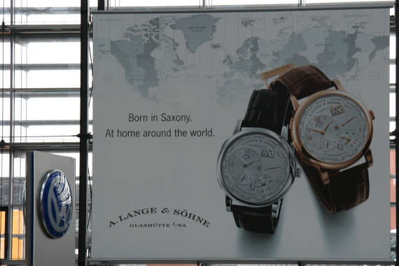 A. Lange & Sohne Dresden Airport ad