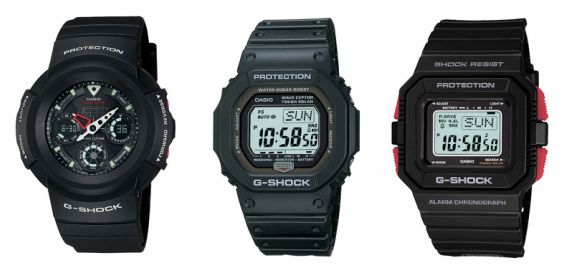 Casio G-Shock Watches Used For Characters