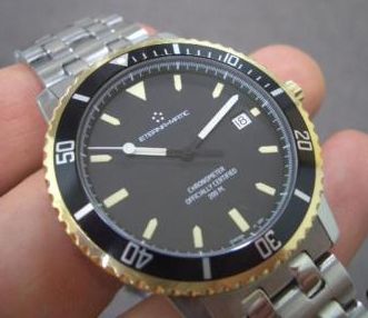Eterna 200m Two Tone Diver Watch on eBay
