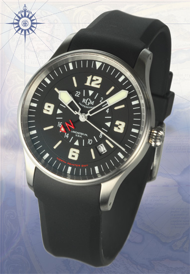 RGM North Pointer GMT watch