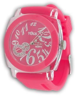 Tocs pink watch