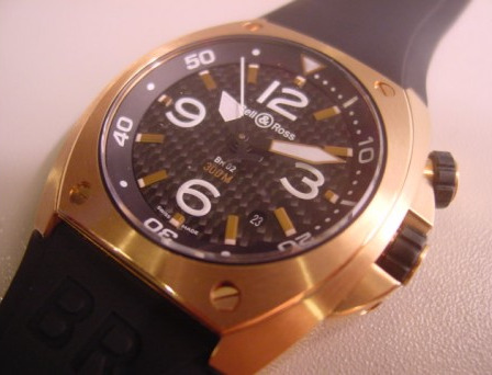 Bell & Ross BR02 Gold Watch on JamesList.com