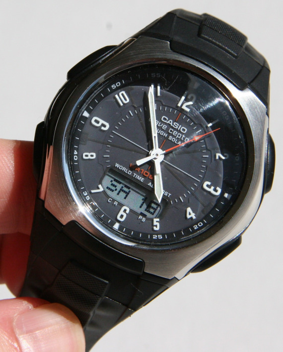 Casio Wave WVA430J-1A Watch Solar, Simple | aBlogtoWatch