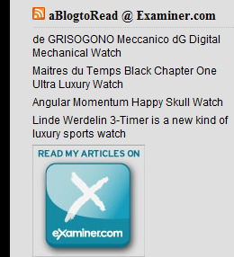 Examiner.com RSS reader on aBlogtoRead.com