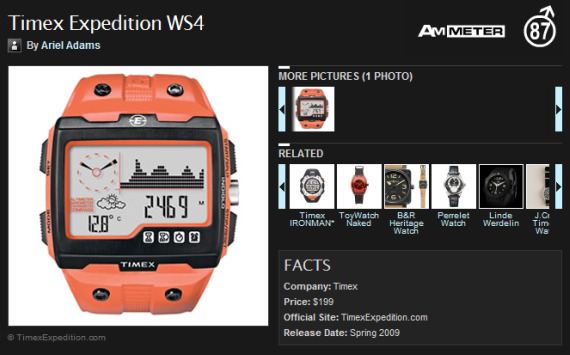 Timex Expedition WS4 Article on- AskMen.com