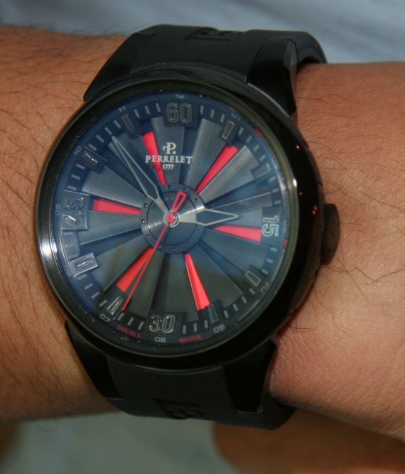 Perrelet Turbine Collection Watch black red