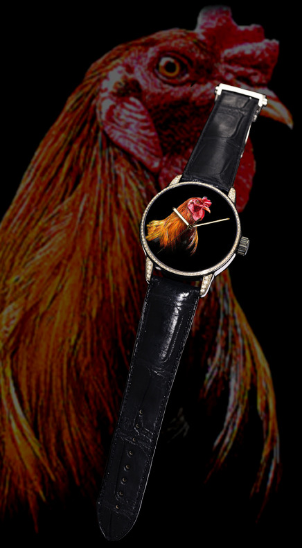 angular-momentum-eglomise-the-animal-portrait-collection-rooster